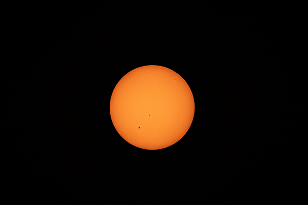 Sun before the eclipse