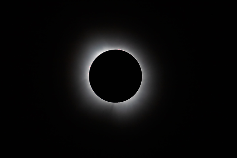 Corona during totality