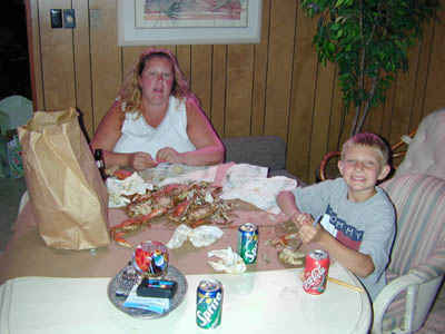 Joyce and Andy crabs 2