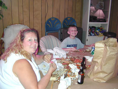 Joyce and Andy crabs