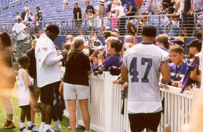 Kids and Ray Lewis