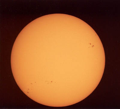 Sunspots 6 Sept 01