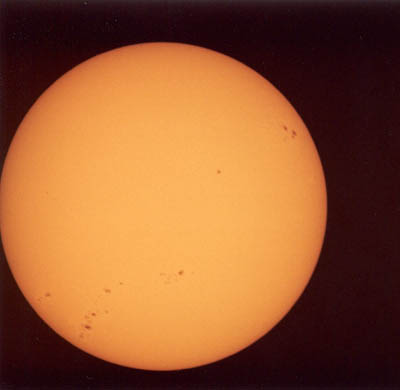 Sunspots 7 Sept 01