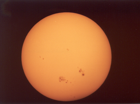 Sunspots Oct 30 2003