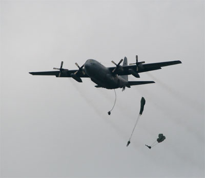 82nd Airborne Parachute Drop