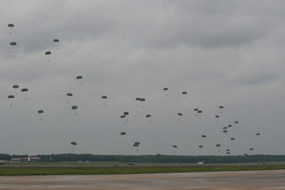 82nd Airborne Parachute Drop