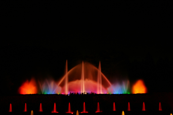 Illuminated Fountains