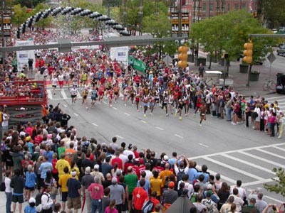Baltimore Marathon 2009 start