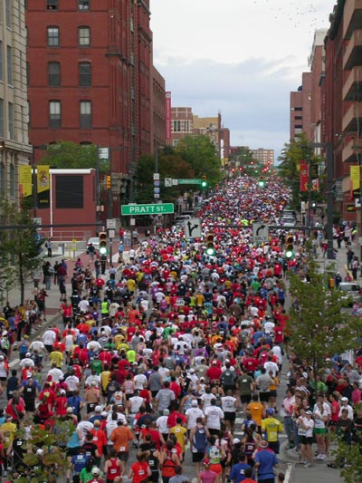 Baltimore Marathon 2009 start