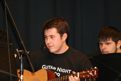 Matt on Guitar Night 2009