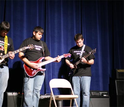 Matt on Guitar Night 2009