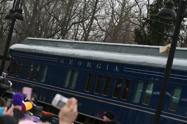 Obama Inauguration Train