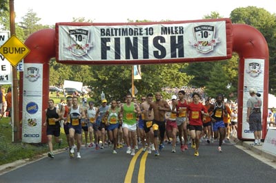 Baltimore Ten Miler 2011 Start