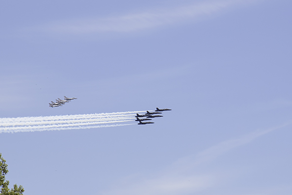 Thunderbirds and Blue Angels